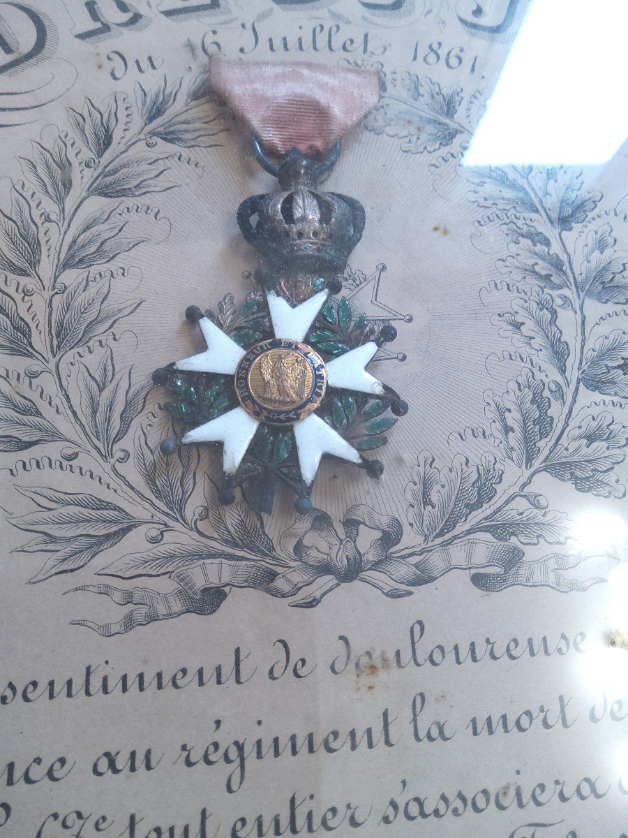 Ordre De Chevalier De Légion D Honneur Du Commandant Weill-photo-1