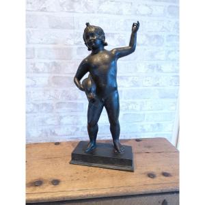 Bronze Bacchus Par G Sommer Napoli Italie 