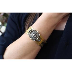 Bracelet Manchette Ancien Transformable En Or 18k Et Argent, Diamants, Perles Fines
