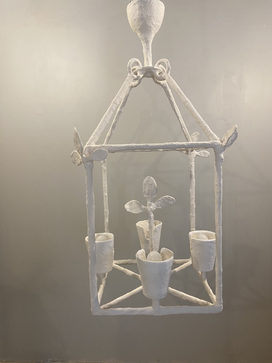 Plaster Chandelier-lantern