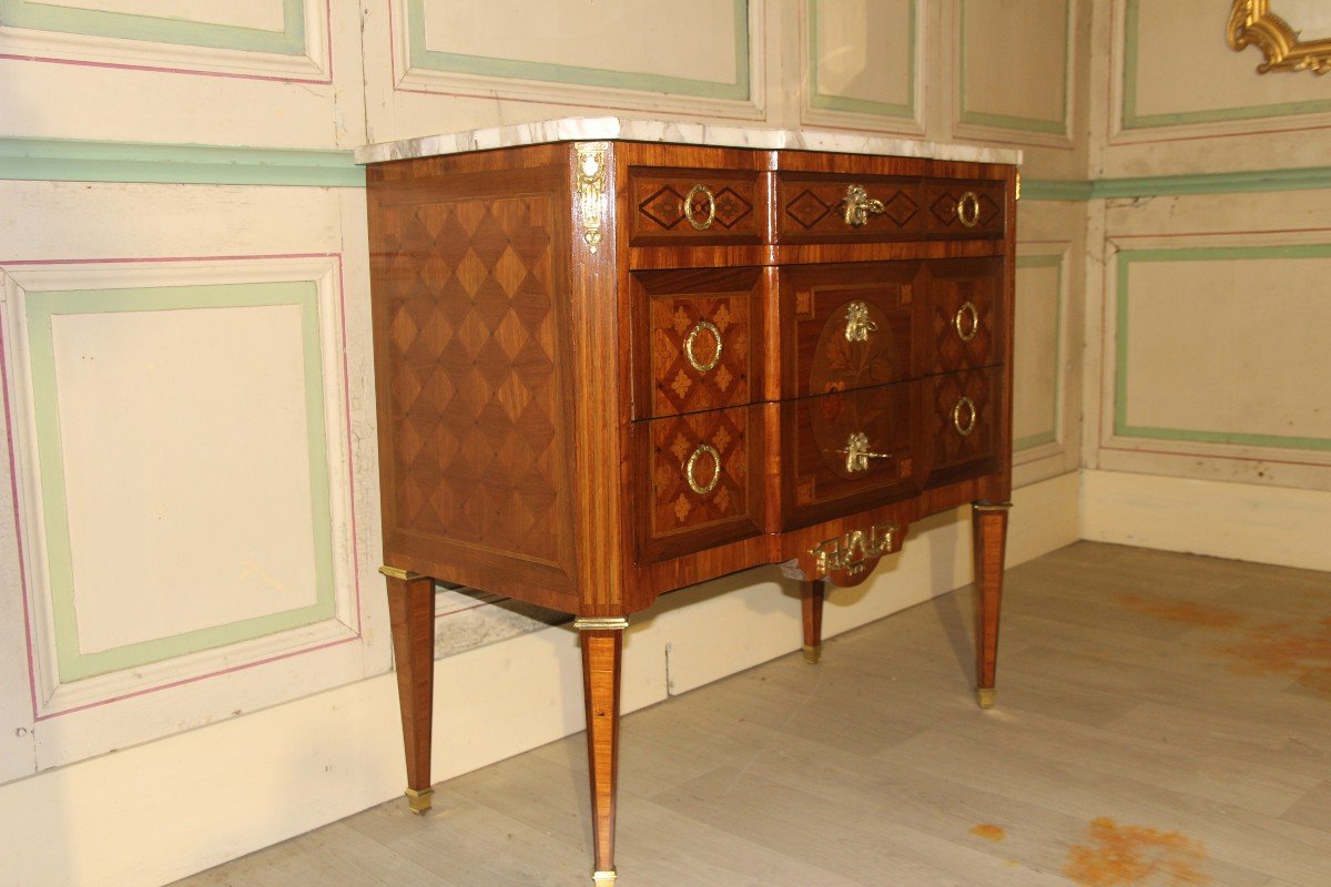 Commode Louis XVI d'époque 18eme-photo-2