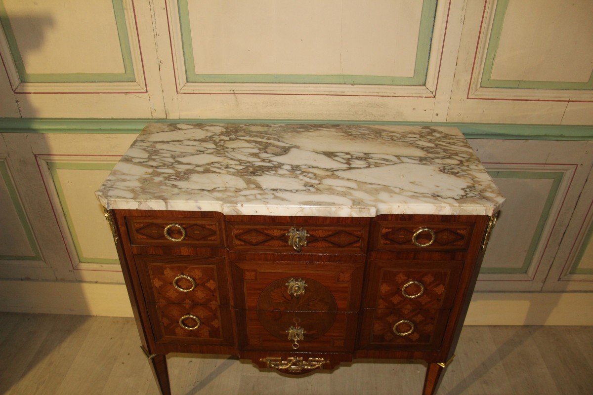 Commode Louis XVI d'époque 18eme-photo-6