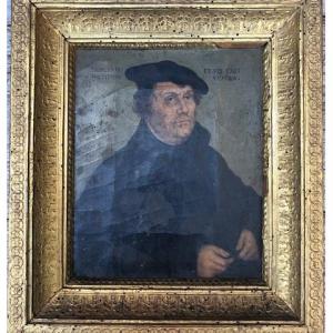 Portrait De Luther d'Après Cranach Début 19e