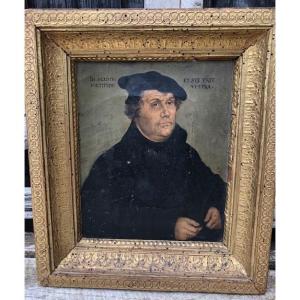 Portrait De Luther d'Après Cranach Début 19e