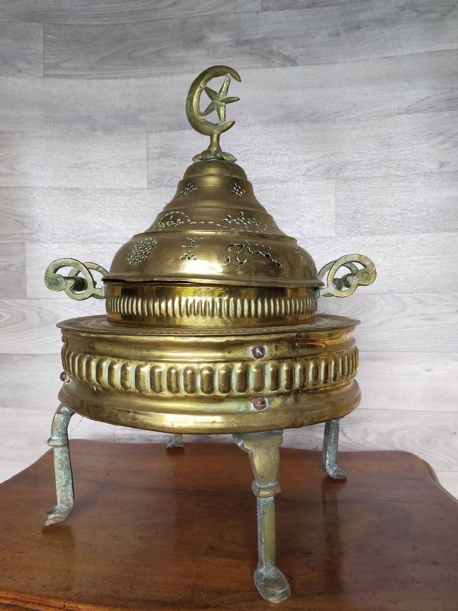 Bronze Ottoman Brazier-photo-1