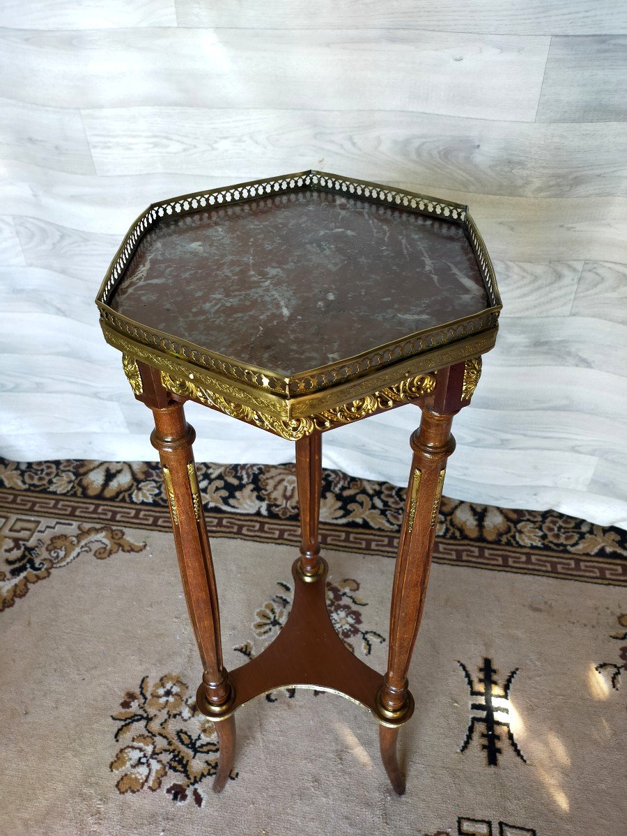 Petite Sellette Style Louis XVI -photo-4