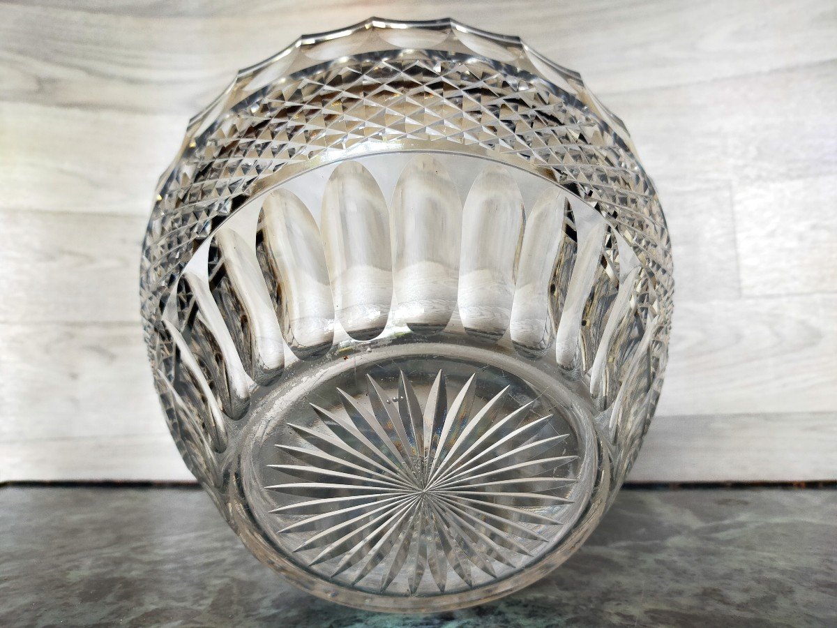 Large Saint Louis Crystal Salad Bowl-photo-2