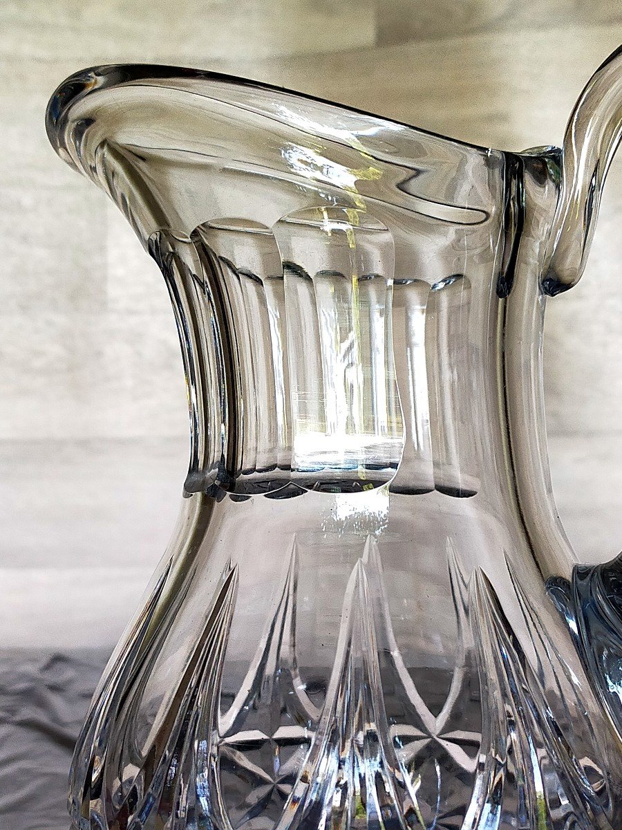 Broc Pitcher In Crystal From Saint Louis-photo-2