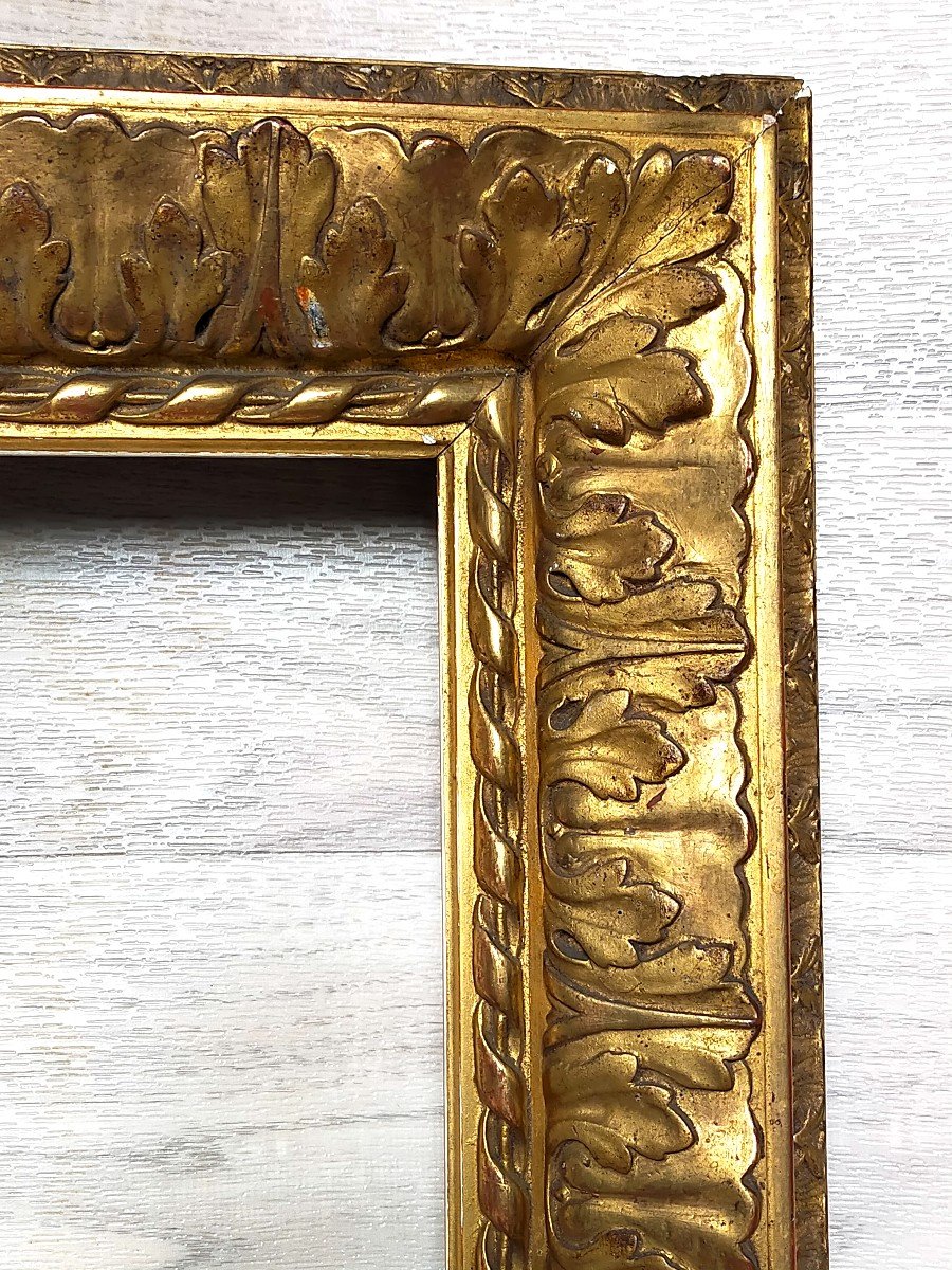 Large Gold Gilding Frame 61.5 Cm X 73.5 Cm 20f