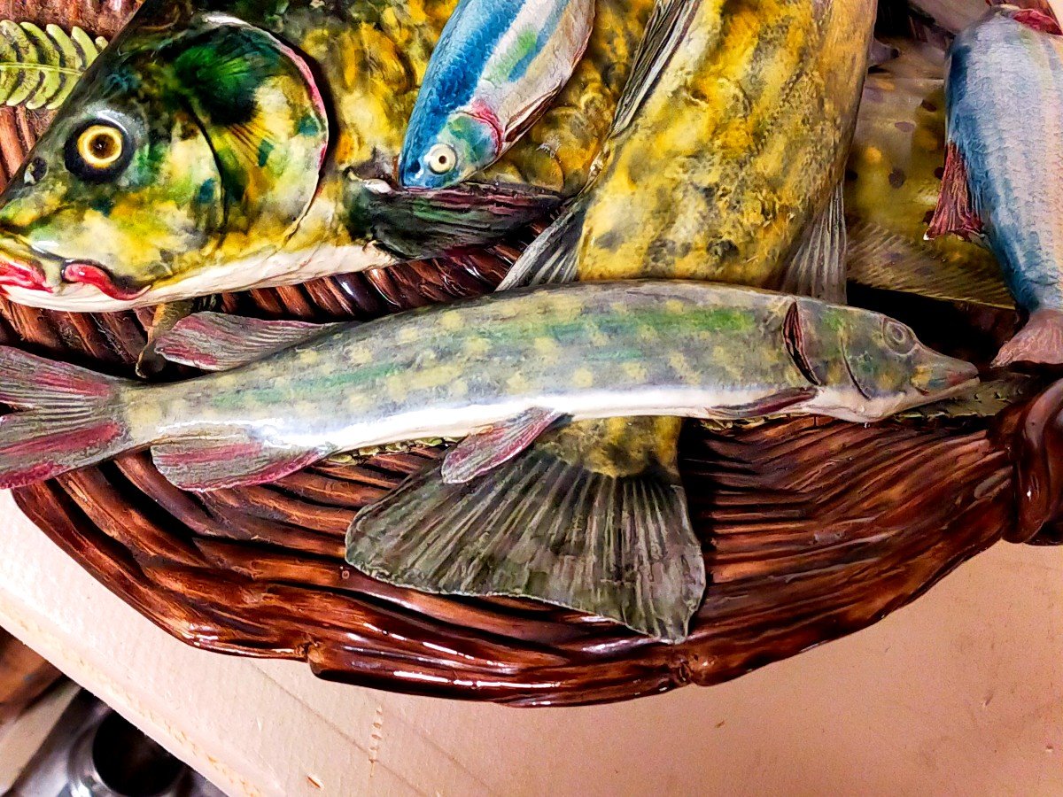 Large Fish Basket (palissy Renoleau Tours ...)-photo-1