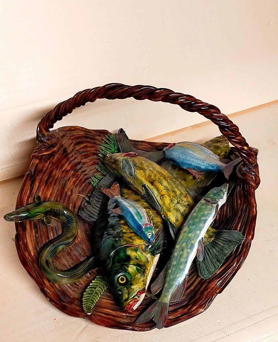 Large Fish Basket (palissy Renoleau Tours ...)