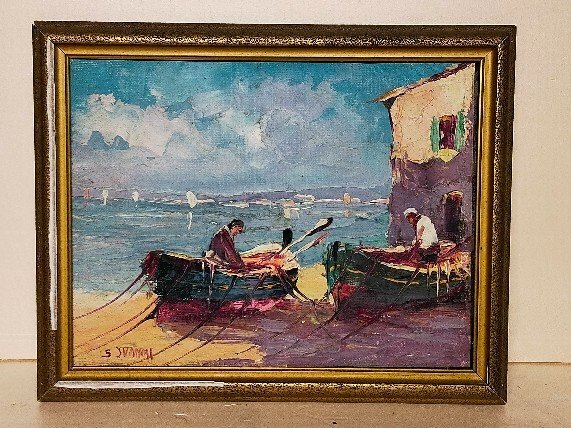 Serge Ivanoff (1893-1983) Les Martigues Russian Painter -photo-2