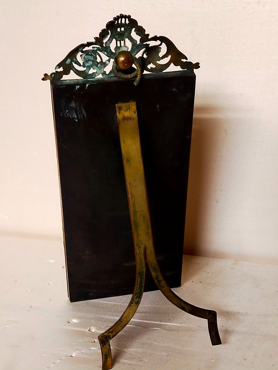 Thermom&egrave;tre Bronze Dor&eacute; Style  Louis XVI -photo-4