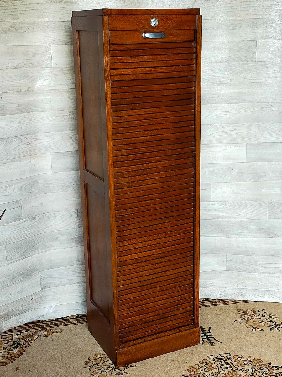 Oak Curtain File Cabinet (weekly Chest Of Drawers ...)-photo-1