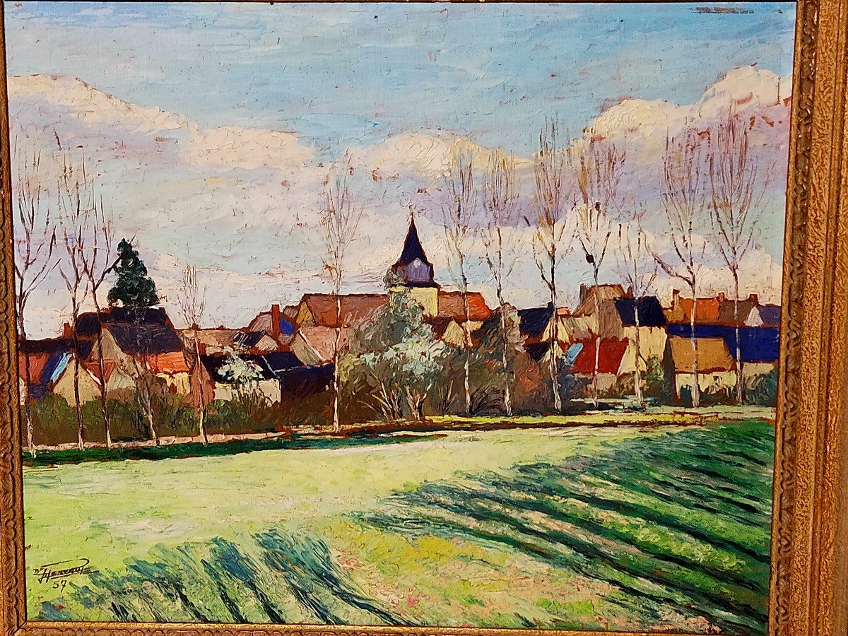 Jules François Ponceau (1881-1961) Saint Maur Chateauroux (indre ,creuse Crozant )-photo-2