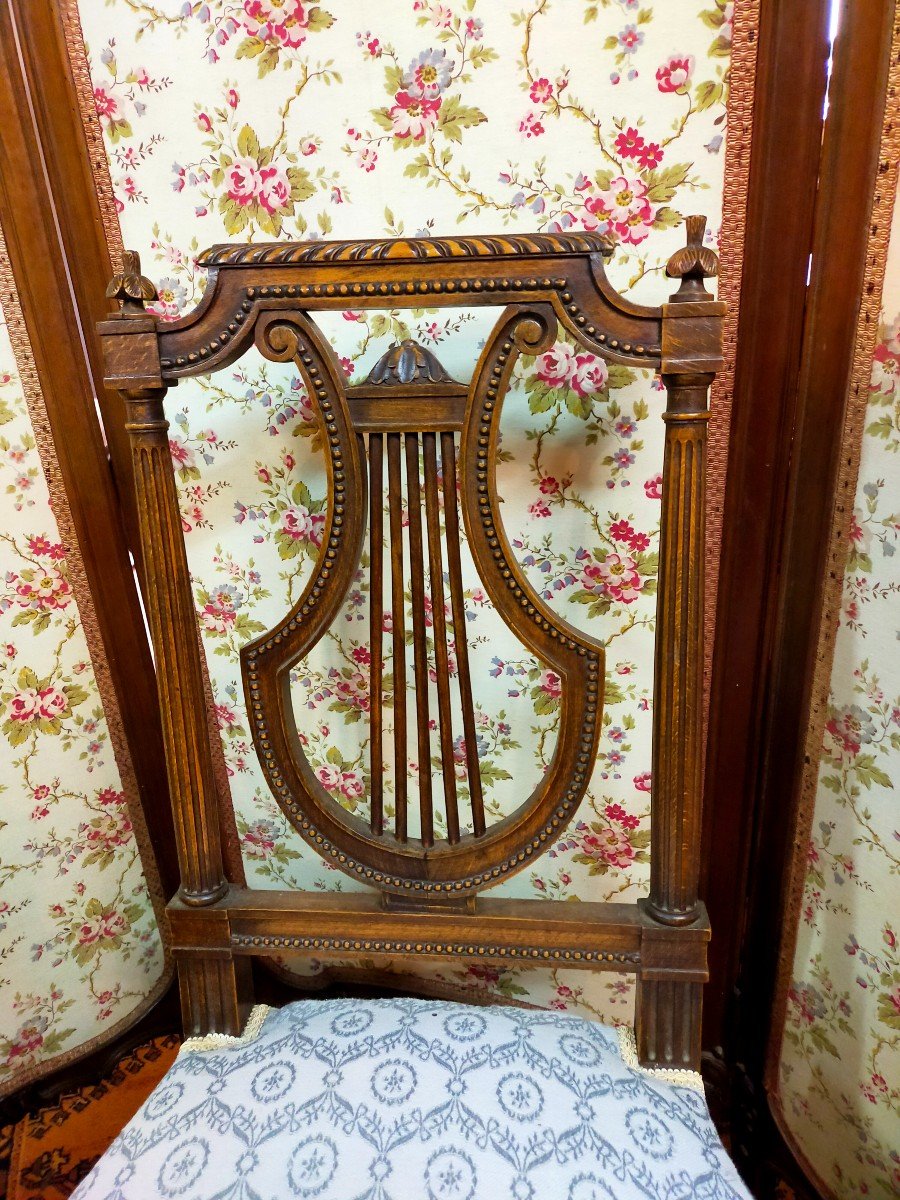 Chaise A La Lyre louis xvi musicien-photo-3