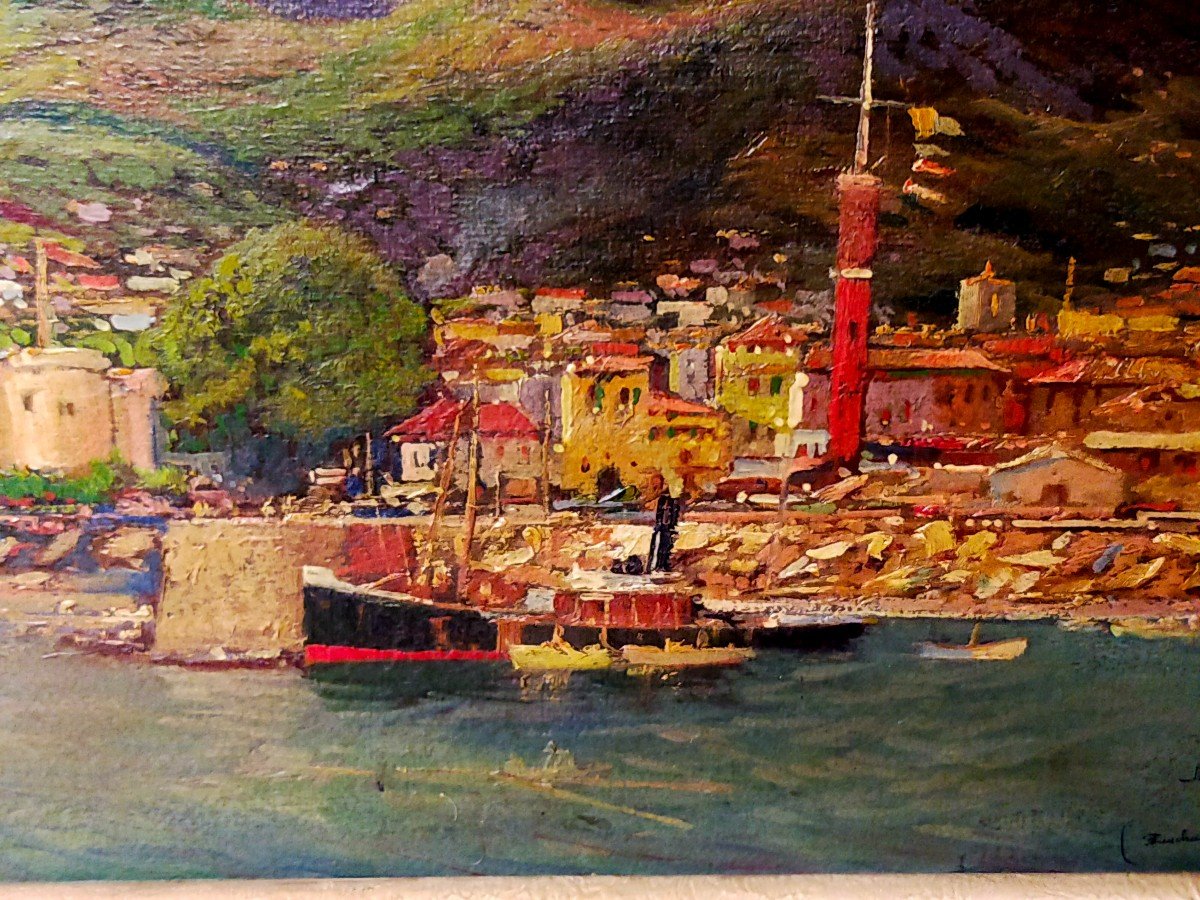 Jean Louis Paguenaud View Of The Port Of Funchal In Madeira -photo-2