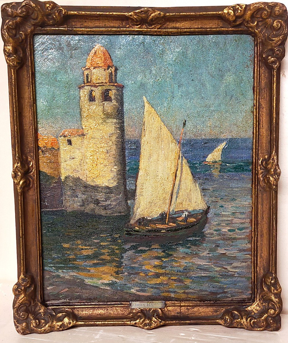 Adrien Hamon 1875/1943 Collioure La Tour 