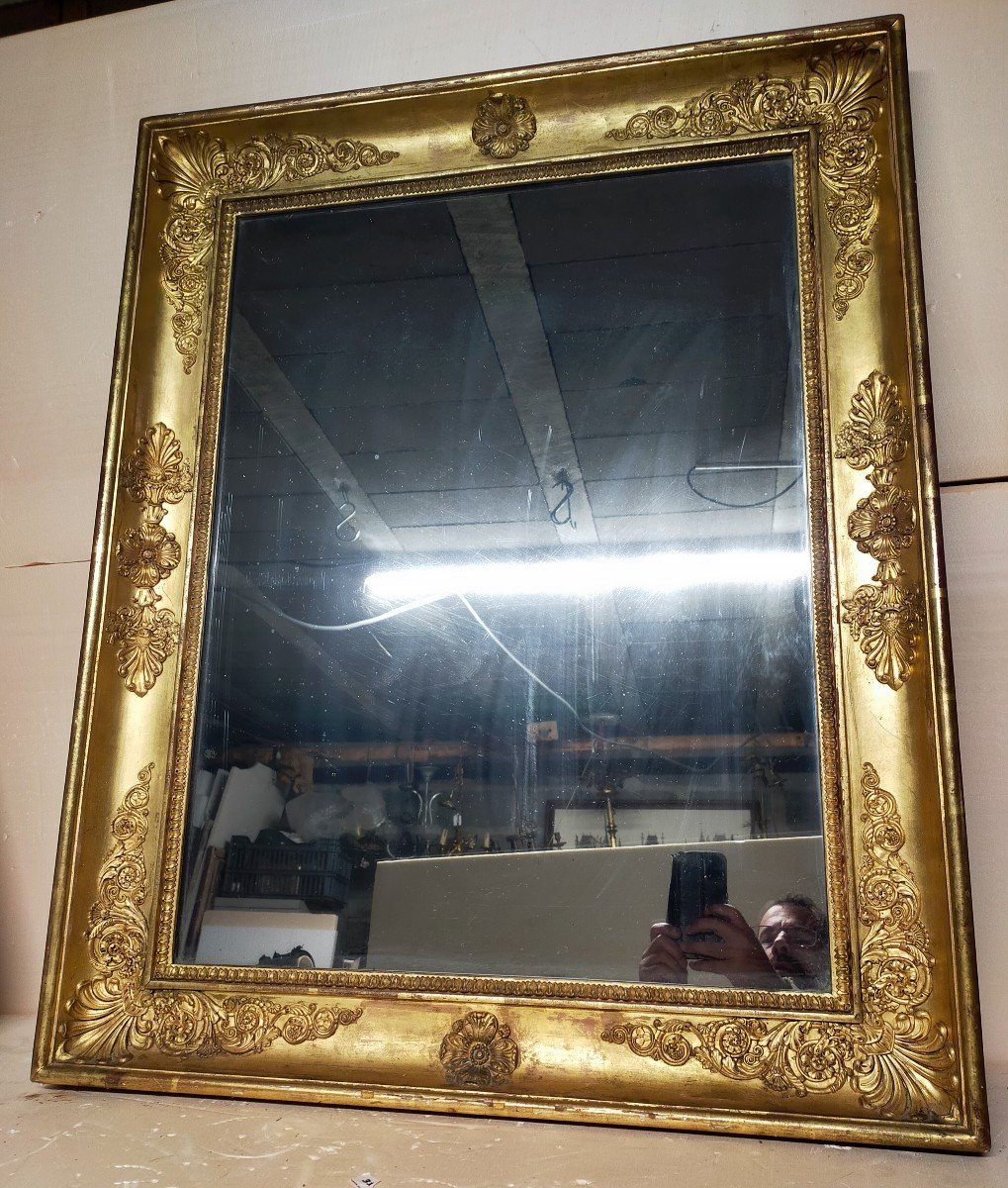 Empire Period Mirror With Palmettes-photo-4