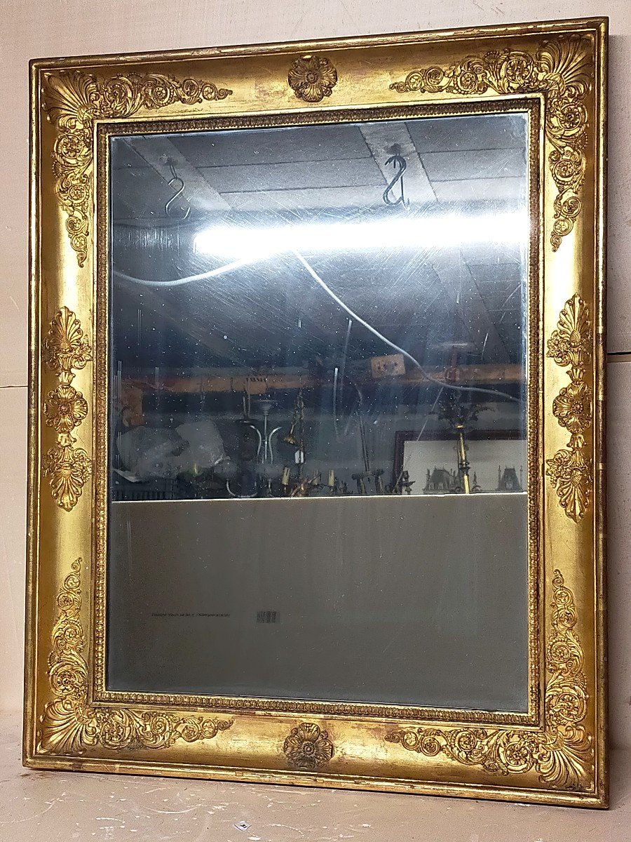 Empire Period Mirror With Palmettes