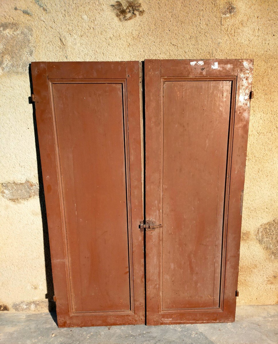 Paire De Portes De Placard ,boiserie