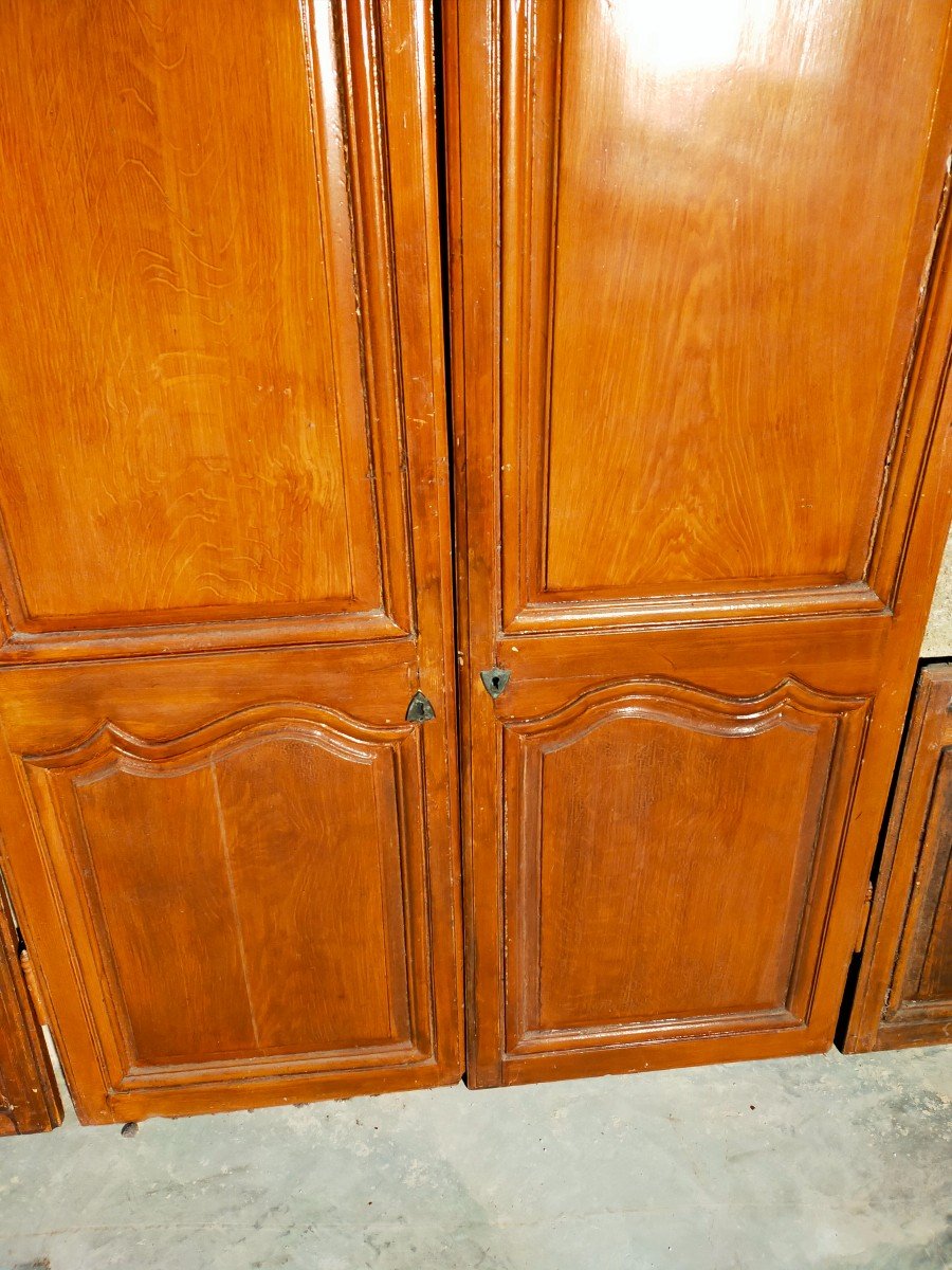 Set Of Four Louis XV Cupboard Doors With Woodwork -photo-2