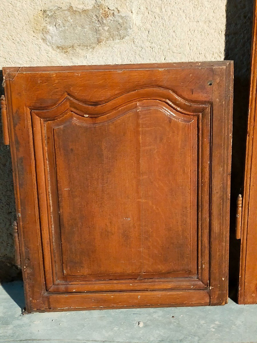 Set Of Four Louis XV Cupboard Doors With Woodwork -photo-3