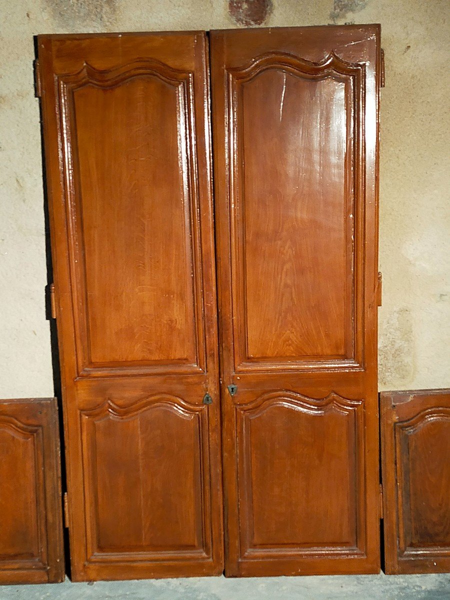 Set Of Four Louis XV Cupboard Doors With Woodwork -photo-4