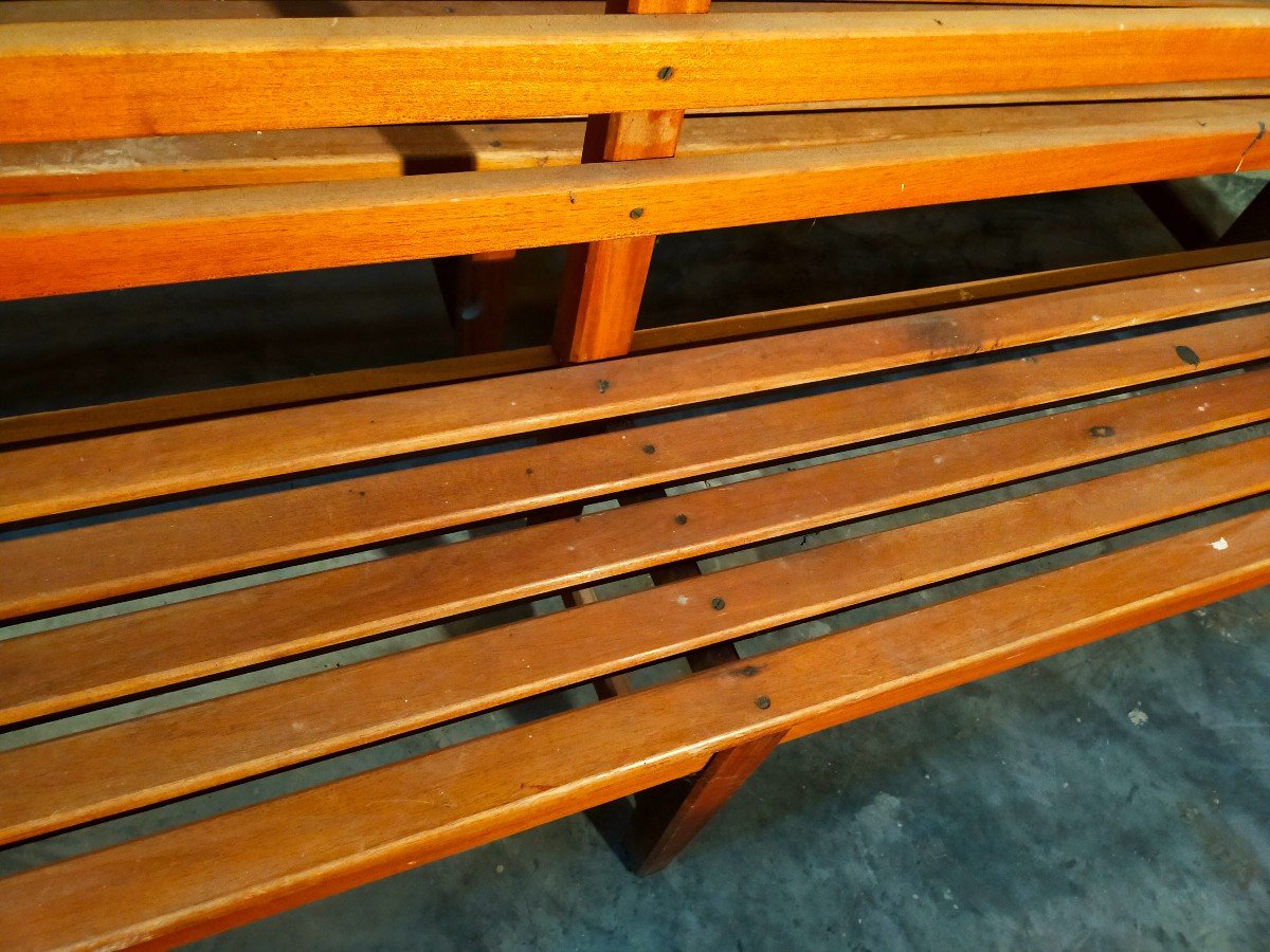 Pair Of Wooden Benches  -photo-2