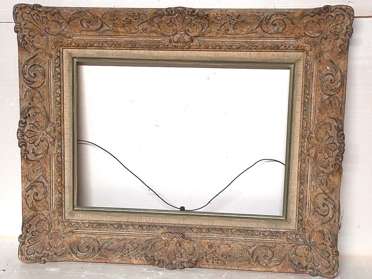 Cadre 8p Pour Tableau 34cm X 47cm (montparnasse Louis XV XIV)