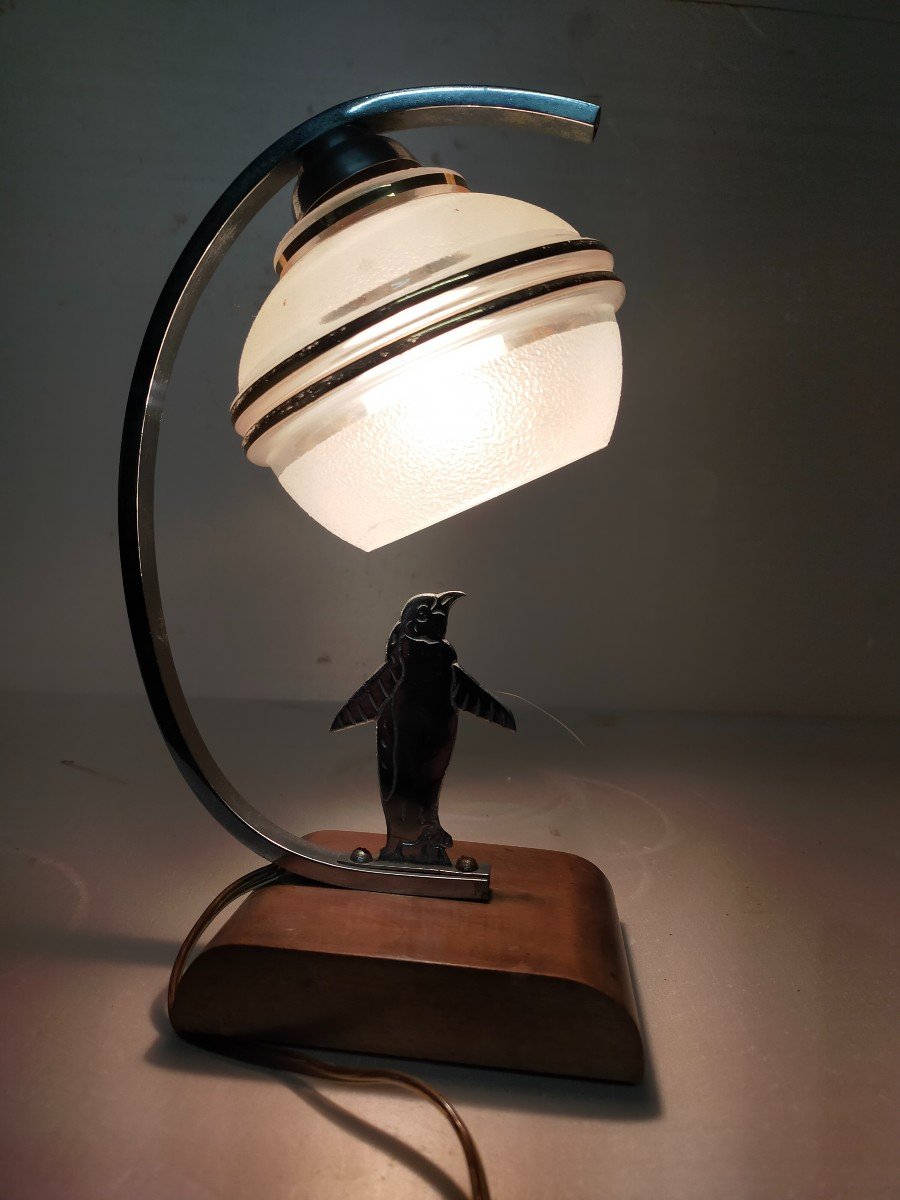 Penguin Art Deco Lamp -photo-2