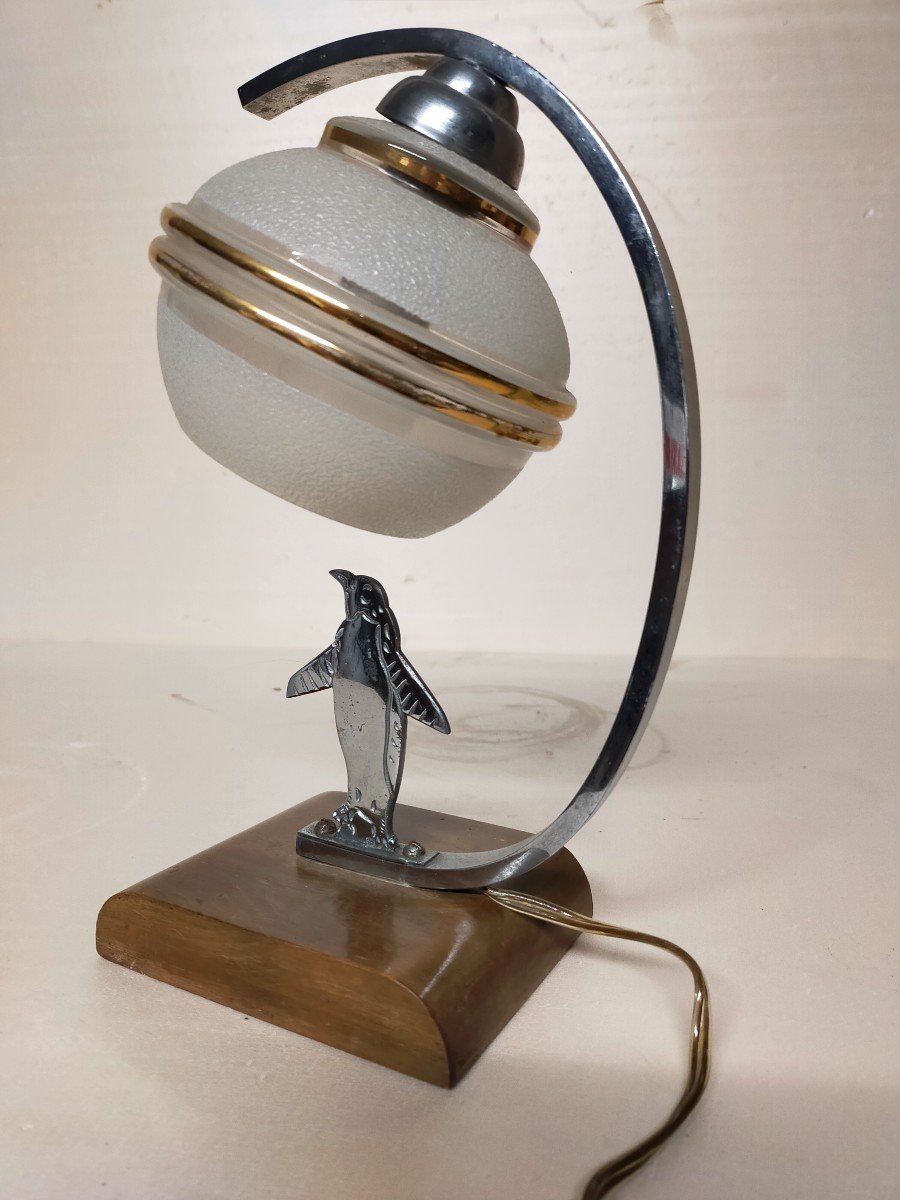 Penguin Art Deco Lamp -photo-3