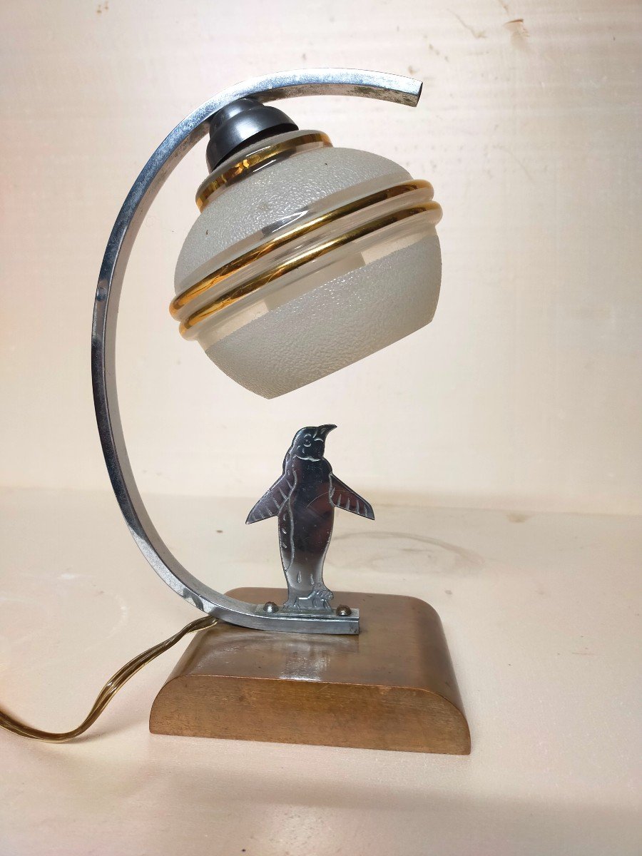 Penguin Art Deco Lamp -photo-4