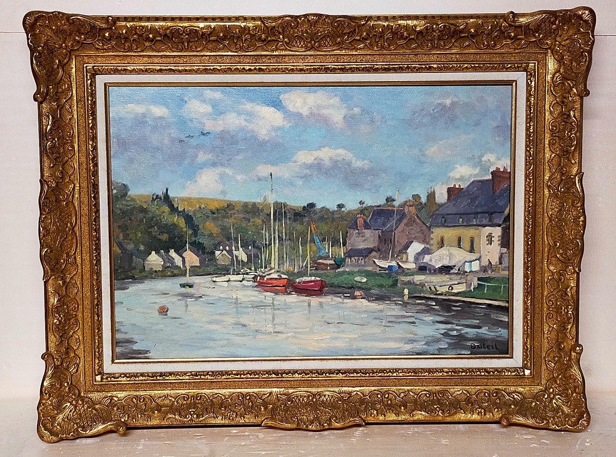 Jean Claude Duteil "pontrieux Cote d'Armor " (bretagne Honfleur Trouville...)