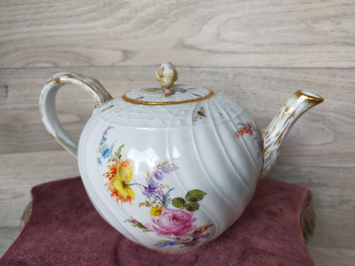 Meissen Porcelain Teapot-photo-5