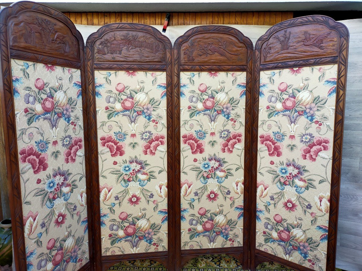 Large Art Nouveau Art Deco Screen-photo-3