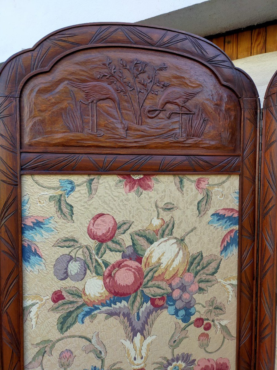 Large Art Nouveau Art Deco Screen-photo-5