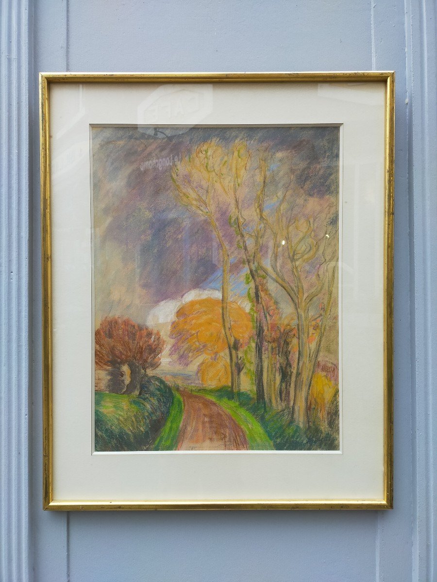 L&eacute;on Detroy  Chemin En Creuse &eacute;cole De Crozant (madeline Guillaumin Alluaud ...)-photo-4