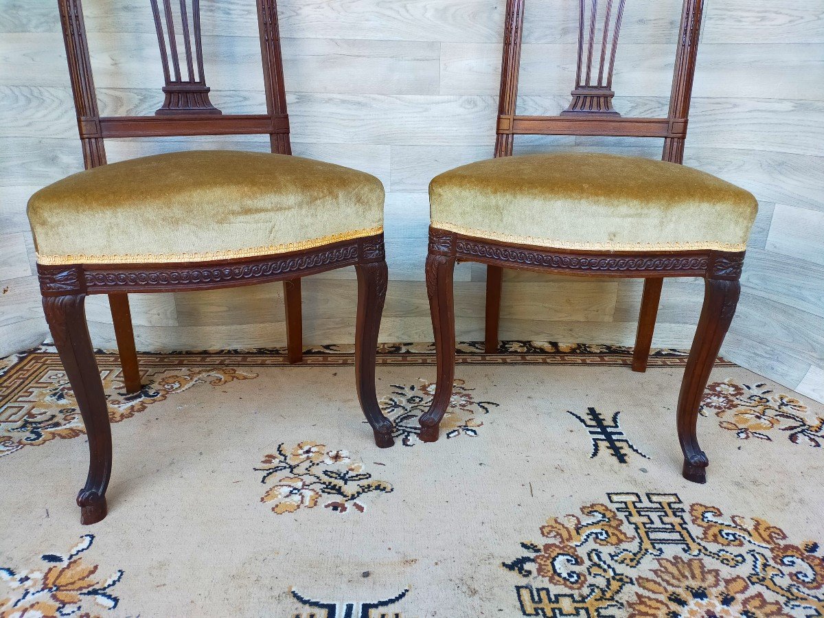 Pair Of Mahogany Chairs-photo-4