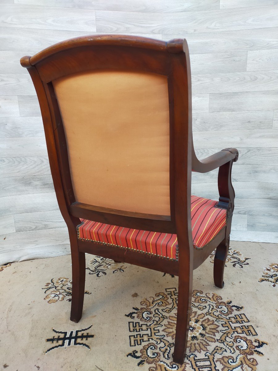 Mahogany Restoration Period Armchair-photo-3