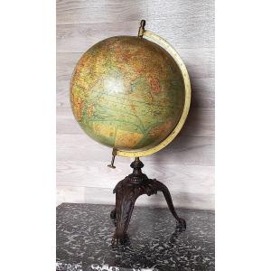 Globe Terrestre J Forest Napoleon III Mappemonde 