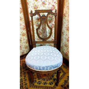 Chaise A La Lyre louis xvi musicien