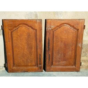 Pair Of Louis XIV Doors (woodwork, Cupboard)