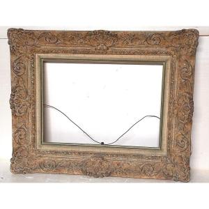 8p Frame For Painting 34cm X 47cm (montparnasse Louis XV XIV)