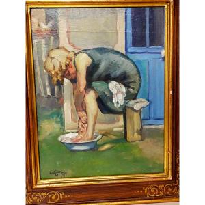 La Jeune Fille A La Toilette 