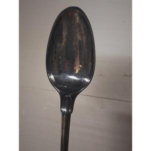 18th Century Sterling Silver Stew Spoon 