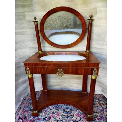 Dressing Table Empire Mahogany Flamed