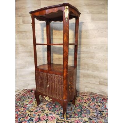 Presentation Cabinet In Marquetry Stamped Vd Faubourg Saint Antoine Paris