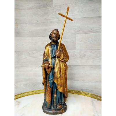 Saint Character Holding The Cross XVIIIth