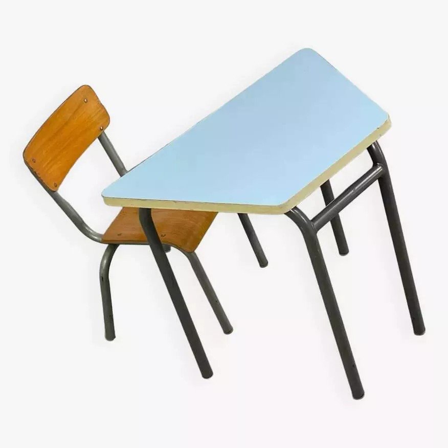 Mullca School Desk And Chair Set-photo-2